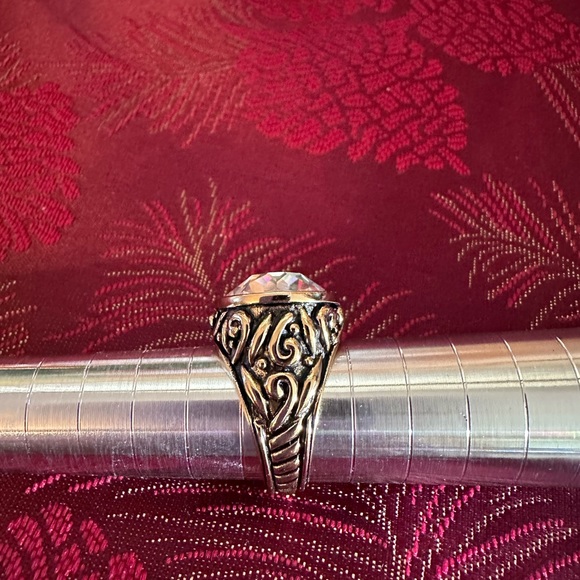 Cocktail Ring gold tone made in Thailand - Picture 3 of 7